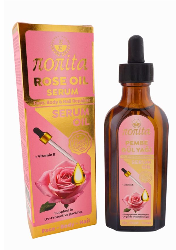 Nonita Rosenöl Serum 100 ml – Pflege für Gesicht, Haut & Nägel