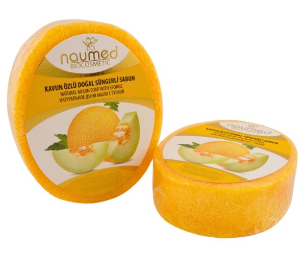 Naumed Melonen Schwammseife 135 g – Reinigung & Pflege