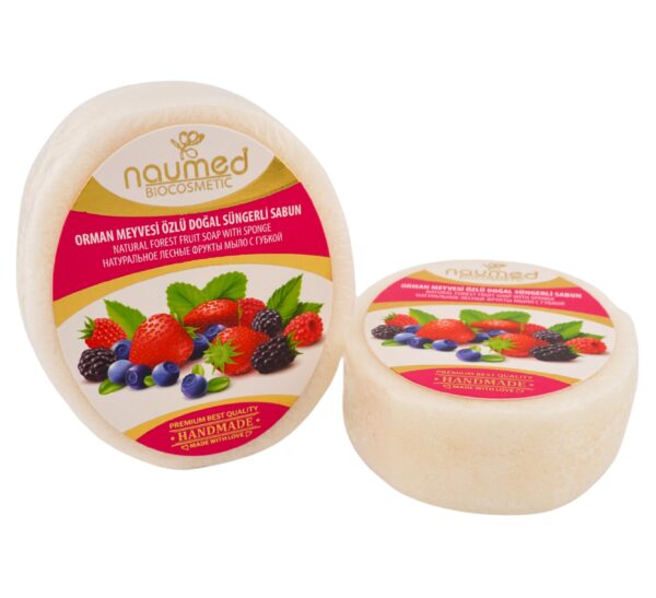Naumed Waldfrucht Schwammseife 135 g – Reinigung & Pflege